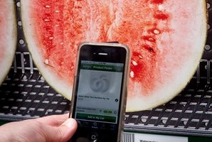A melon smell can be imparted from an iPhone. Scientists are still working on transmitting smell digitally, without using a sachet. Photo / Dean Purcell