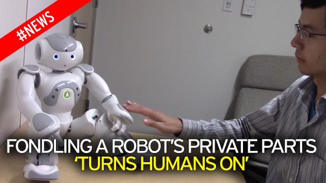 Video thumbnail, Sex robot turns HUMANS on when they touch its private parts